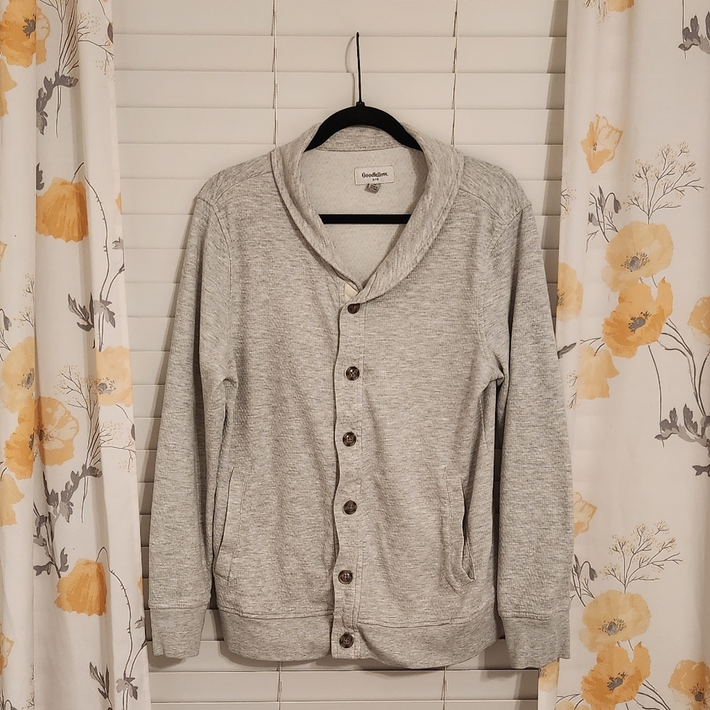 Goodfellow & Co. Grey Collared Cardigan Sweater
